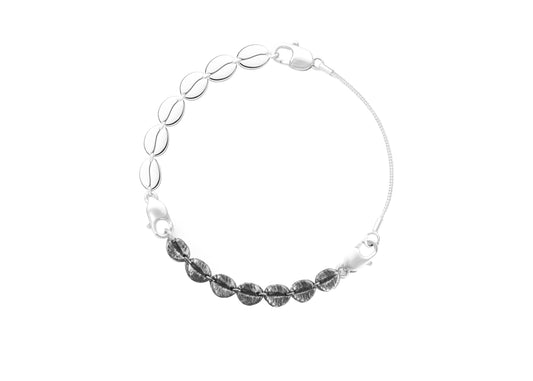 Three-Part Bean Bracelet