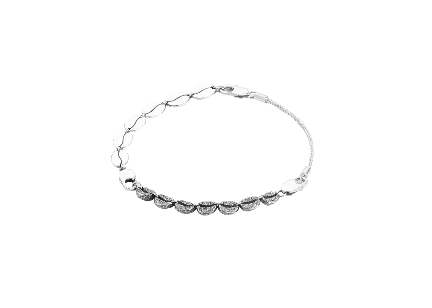 Three-Part Bean Bracelet