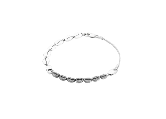 Three-Part Bean Bracelet